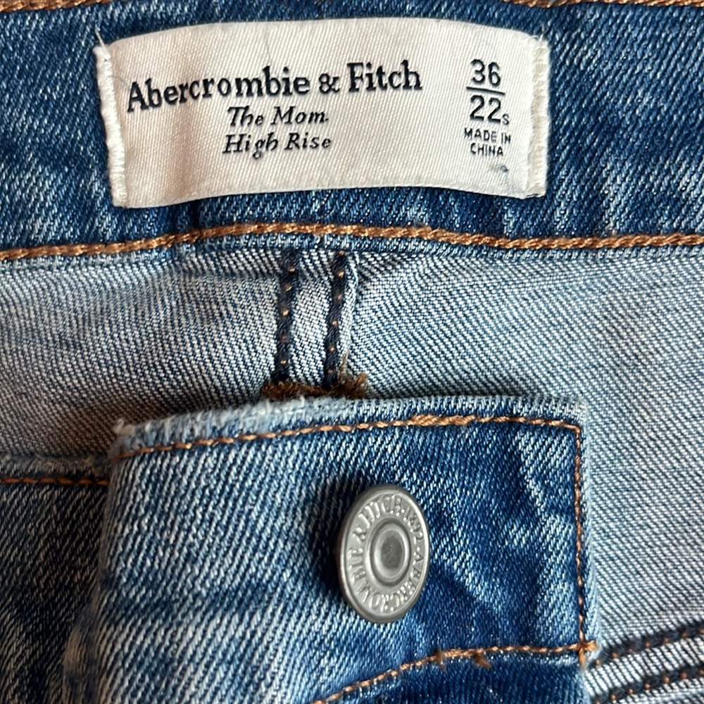 Abercrombie & Fitch The Mom‎ High Rise Jeans Plus Size 36